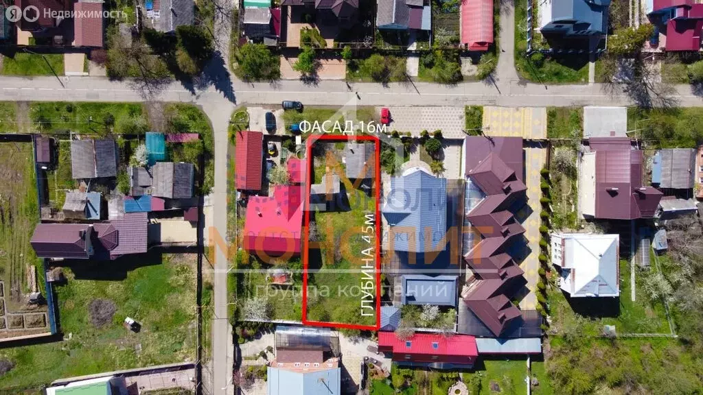 Участок в Горячий Ключ, Октябрьская улица (7.3 м) - Фото 1