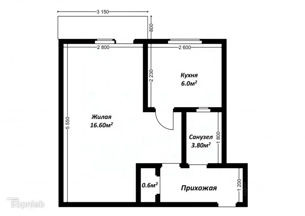 1-к кв. Кабардино-Балкария, Нарткала Урванский район, ул. Бозиева ... - Фото 2