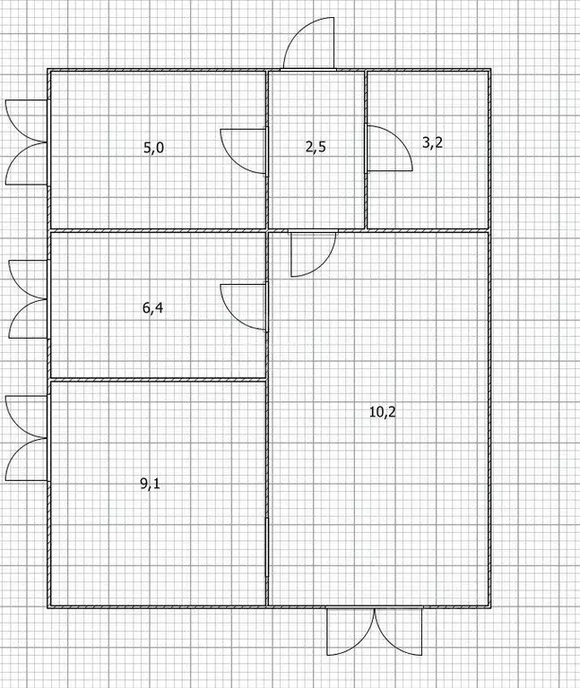 3-к кв. Оренбургская область, Оренбург Гая ул., 2А (43.0 м) - Фото 2