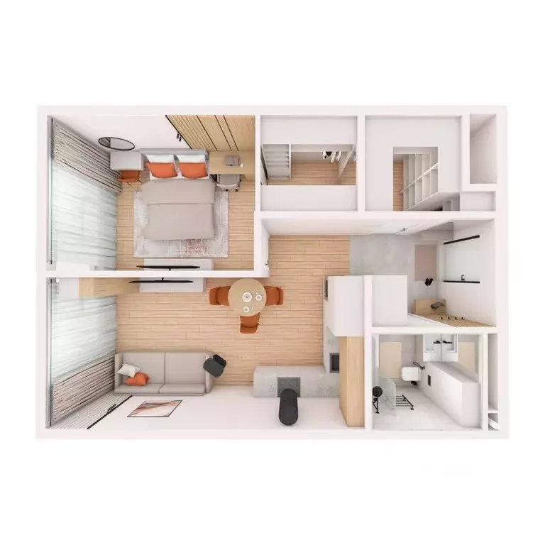 2-к кв. Приморский край, Владивосток ул. Нейбута (56.51 м) - Фото 1