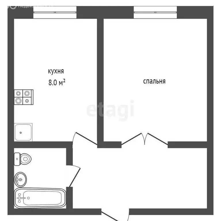 1-комнатная квартира: Ростов-на-Дону, улица Ерёменко, 60/12 (39.5 м) - Фото 0