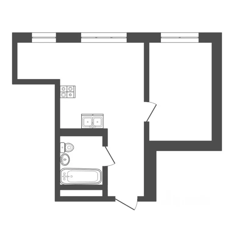 1-к кв. Тюменская область, Тюмень ул. Алексея Сергиенко, 9 (36.1 м) - Фото 1