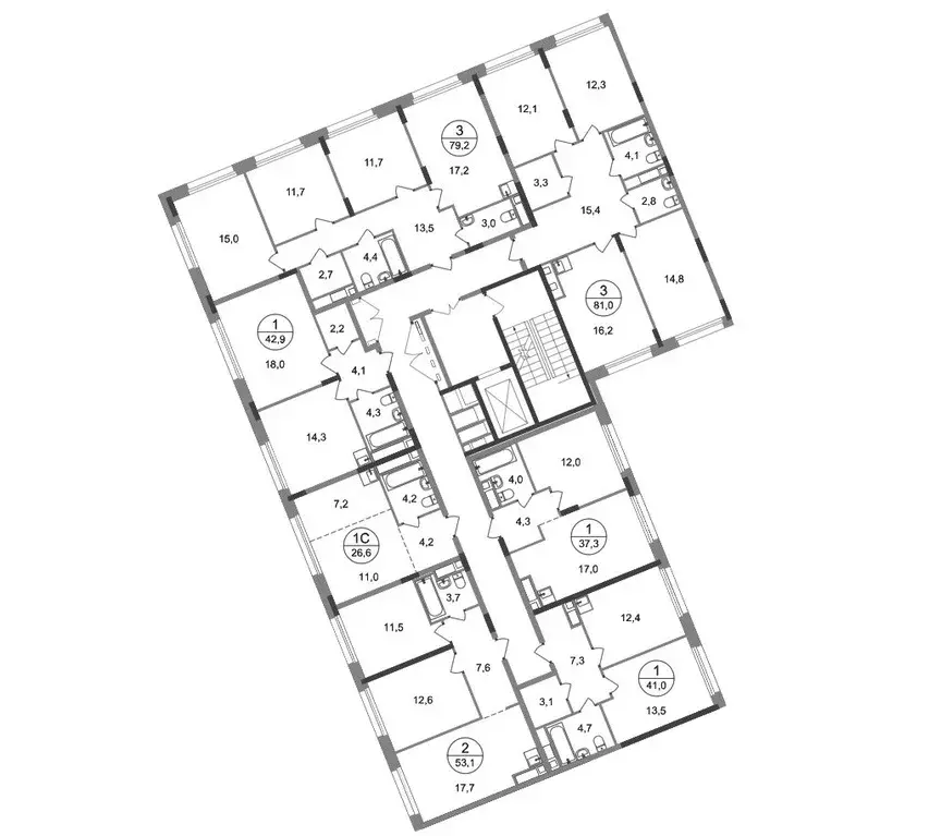 2-к кв. Москва Переделкино Ближнее мкр, 18-й кв-л,  (53.1 м) - Фото 1