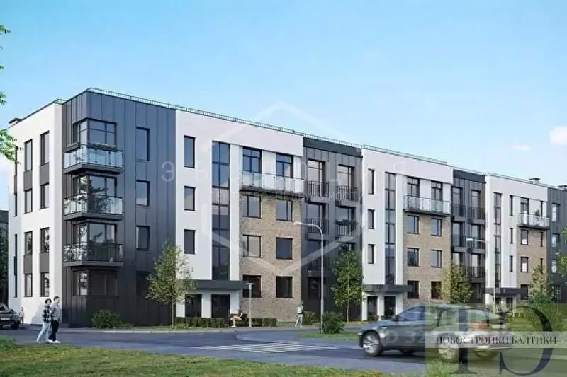 1-к кв. Калининградская область, Калининград ул. Ломоносова, 52 (40.44 ... - Фото 1