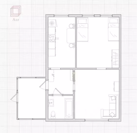 Дом в Алтайский край, с. Кулунда ул. Комсомольская, 54 (55 м) - Фото 2