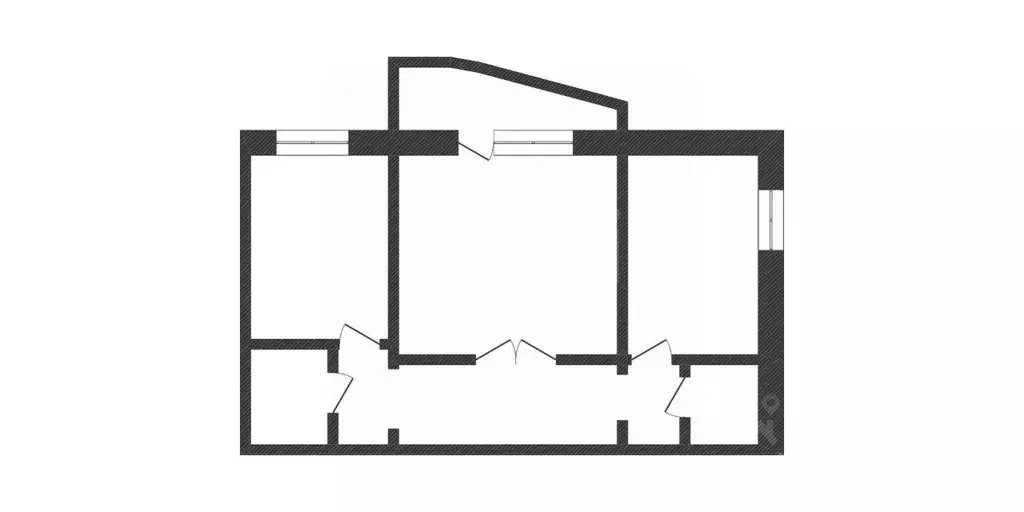 2-к кв. Курганская область, Курган Заозерный жилрайон, 3-й мкр, 6А ... - Фото 2
