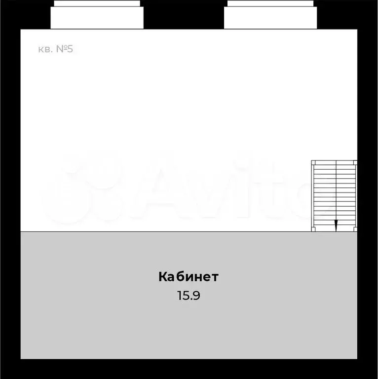 1-к. квартира, 58,6 м, 1/4 эт. - Фото 1
