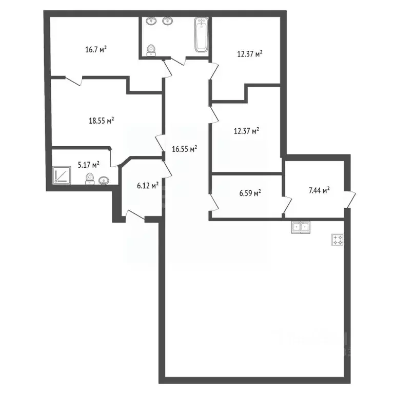 Дом в Ленинградская область, Всеволожский район, Агалатовское с/пос, ... - Фото 1