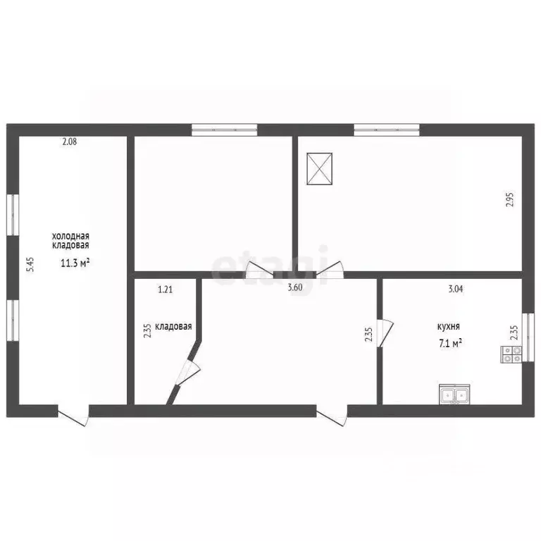 Дом в Вологодская область, Кадуйский муниципальный округ, КИТ ... - Фото 1