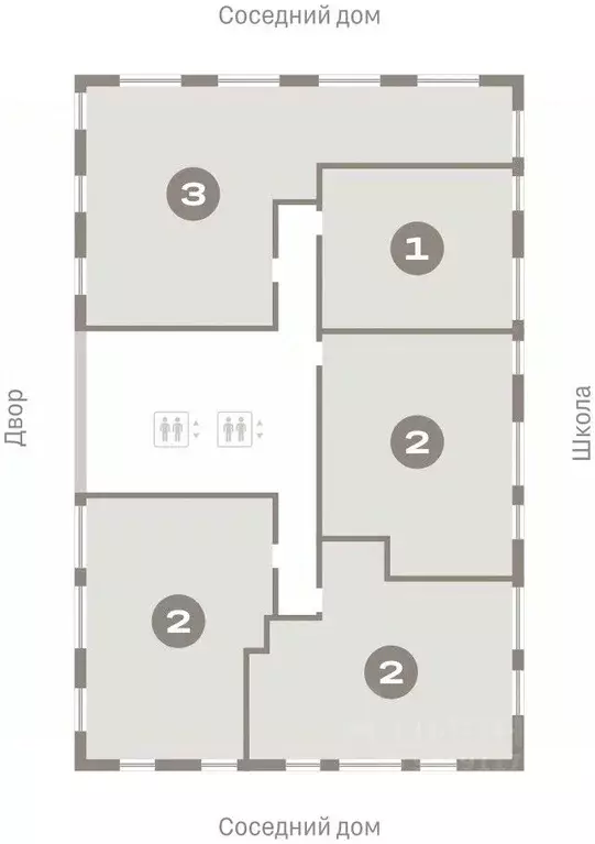 2-к кв. Новосибирская область, Новосибирск Европейский Берег мкр,  ... - Фото 1
