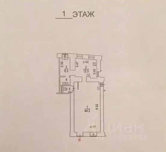 Помещение свободного назначения в Москва Пятницкая ул., 2/38С1 (68 м) - Фото 2