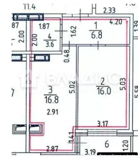 1-к кв. Краснодарский край, Новороссийск ул. Серова, 17 (43.2 м) - Фото 2