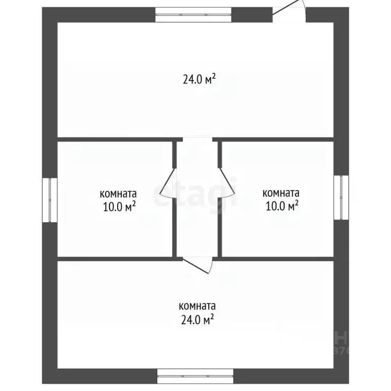 Дом в Тюменская область, Тобольск пер. 2-й Безымянный, 11 (72 м) - Фото 2