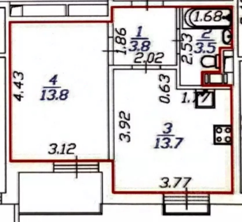 1-к кв. Ленинградская область, Сертолово Всеволожский район, ... - Фото 2