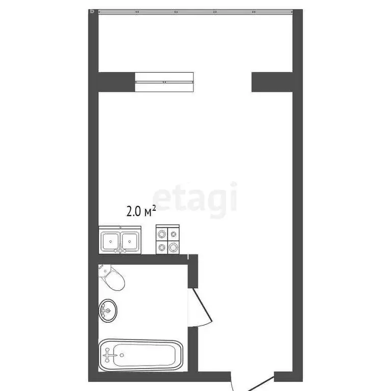 Квартира-студия: Сочи, садоводческое товарищество Лысая Гора, 88/3Б ... - Фото 0