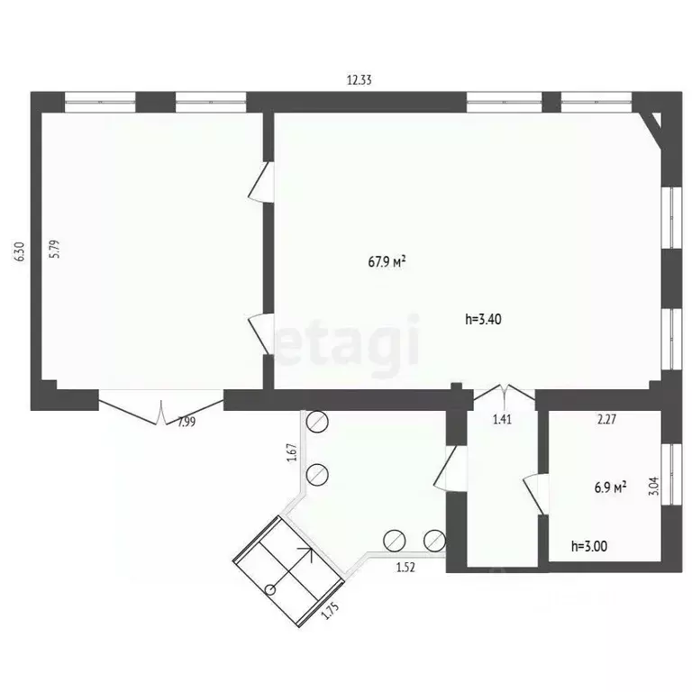 Помещение свободного назначения в Тюменская область, Тюмень ... - Фото 2