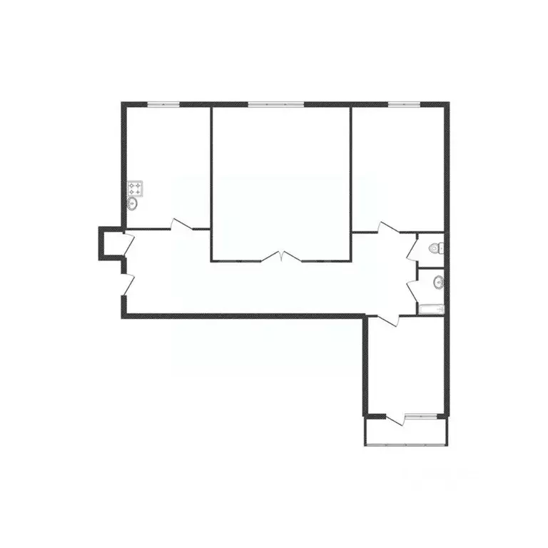 3-к кв. Смоленская область, Ярцево Школьная ул., 2 (59.6 м) - Фото 2