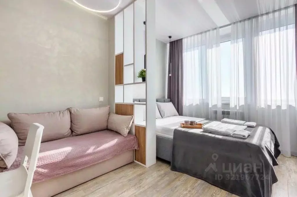 1-к кв. Ростовская область, Ростов-на-Дону Береговая ул., 6 (30.0 м) - Фото 1