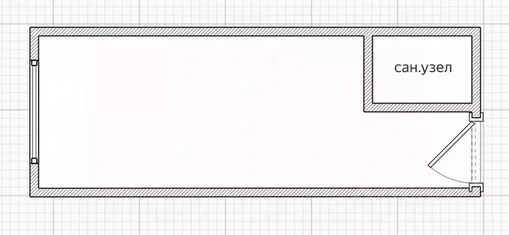 Студия Приморский край, Владивосток Некрасовская ул., 48 (17.0 м) - Фото 2