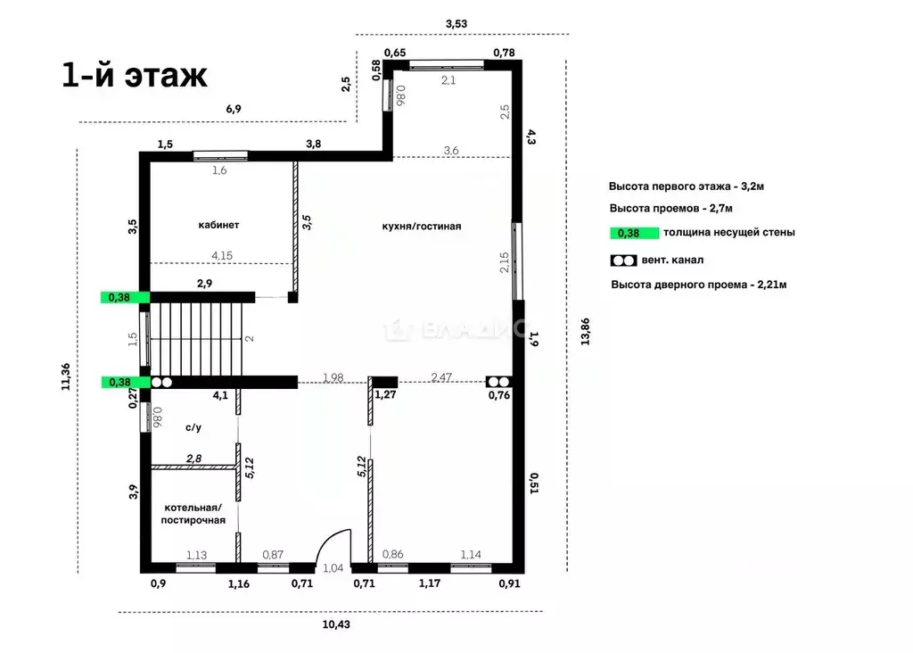 Дом в Пензенская область, Пенза ул. Ленинский мехлесхоз, 19А (255 м) - Фото 1
