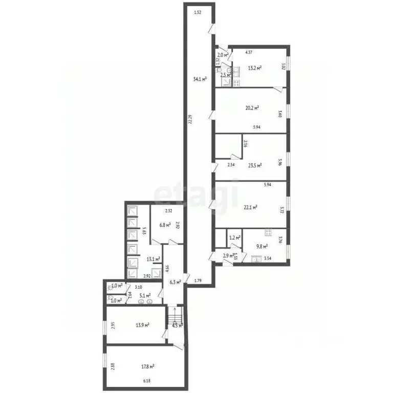 3-к кв. Санкт-Петербург Волковский просп., 26 (183.3 м) - Фото 1