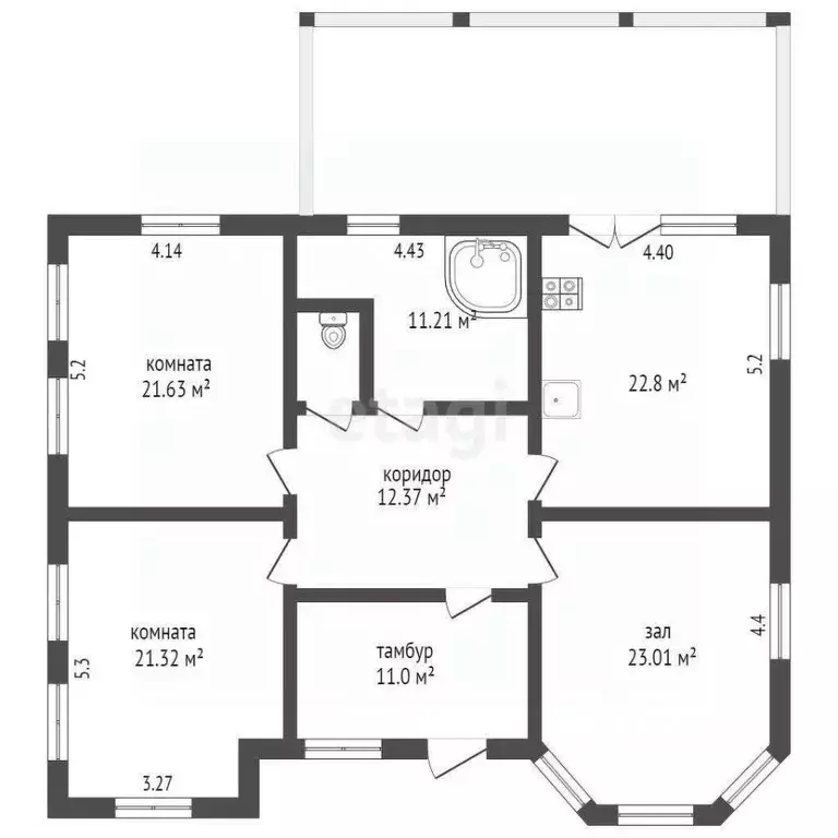 Дом в Белгородская область, Шебекино ул. Березовая, 2 (240 м) - Фото 2