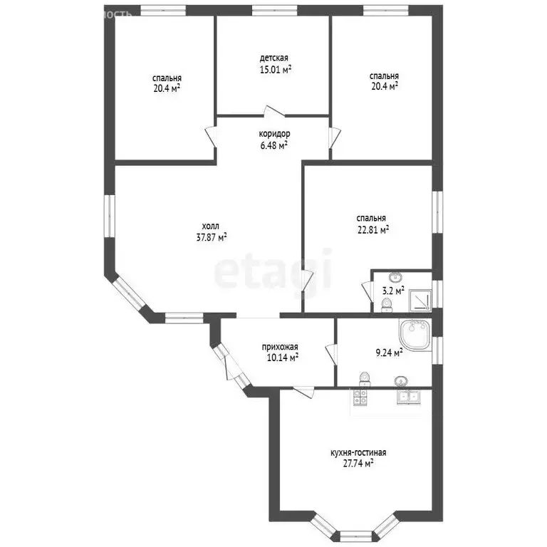Дом в Нальчик, СДТ Труженик (188 м) - Фото 1