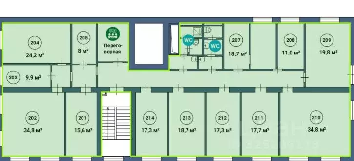 Офис в Москва Верхняя Красносельская ул., 17АС1б (325 м) - Фото 1
