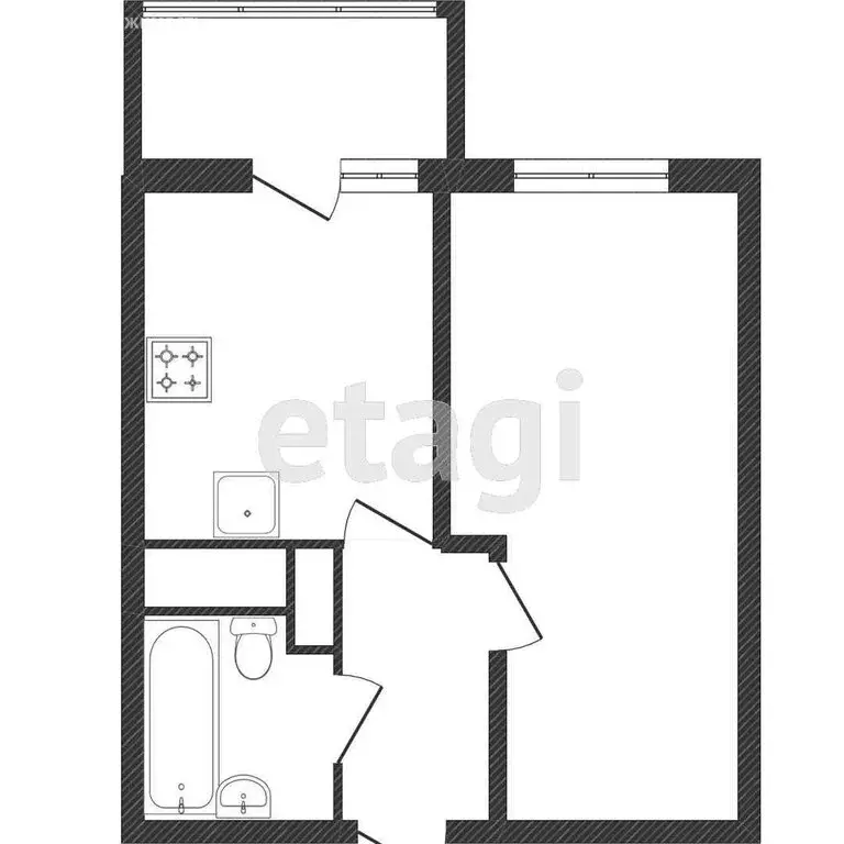 1-комнатная квартира: Мурино, Воронцовский бульвар, 21к3 (25 м) - Фото 0