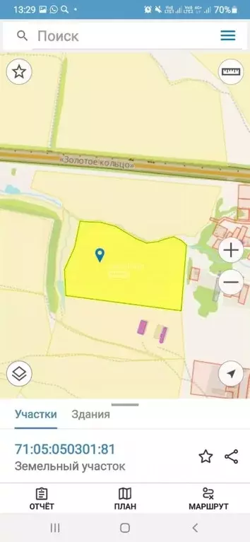 Участок в Тульская область, Веневский муниципальный округ, с. Хавки  ... - Фото 2