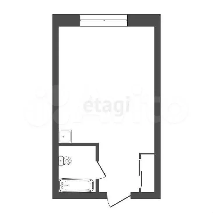 Квартира-студия, 10 м, 4/5 эт. - Фото 0