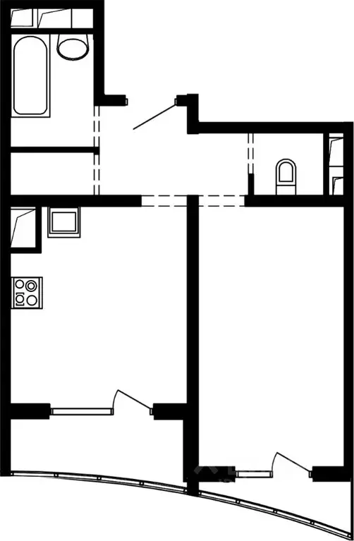 1-к кв. Краснодарский край, Краснодар ул. Автолюбителей, 1Длит4 (36.6 ... - Фото 1