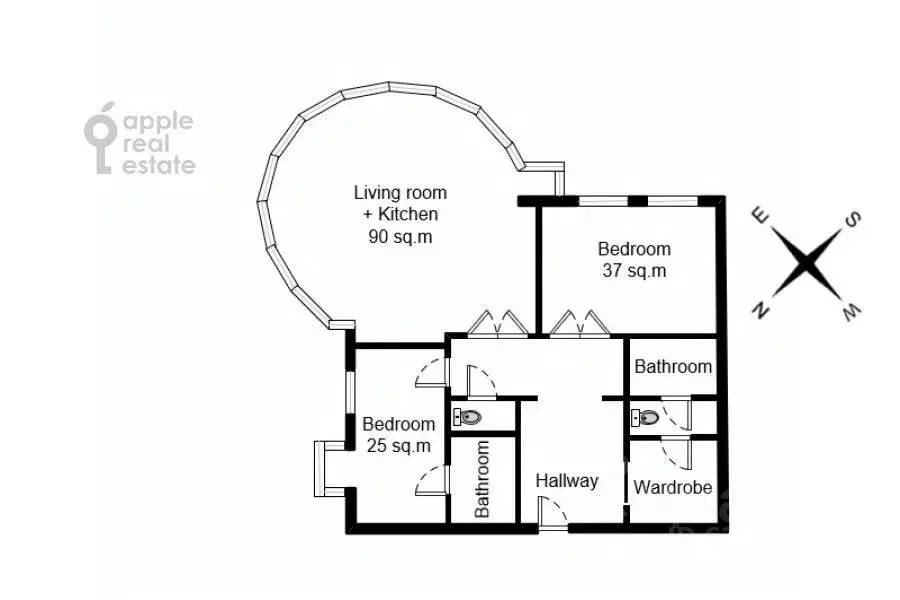 3-к кв. Москва ул. Новый Арбат, 27 (195.0 м) - Фото 1