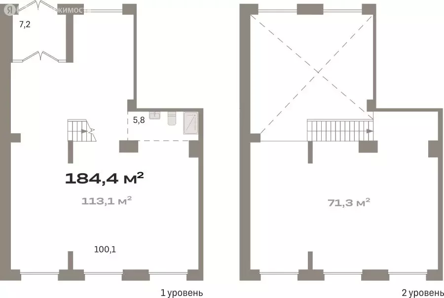 Помещение свободного назначения (188.19 м) - Фото 1