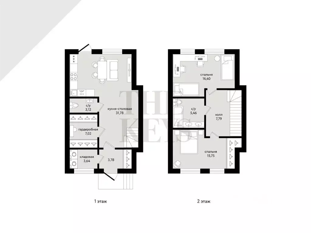 Таунхаус в Санкт-Петербург пос. Стрельна, Красносельское ш., 101к9 (92 ... - Фото 2