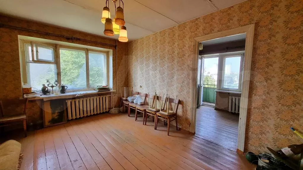 5-к. квартира, 51,9 м, 4/5 эт. - Фото 0