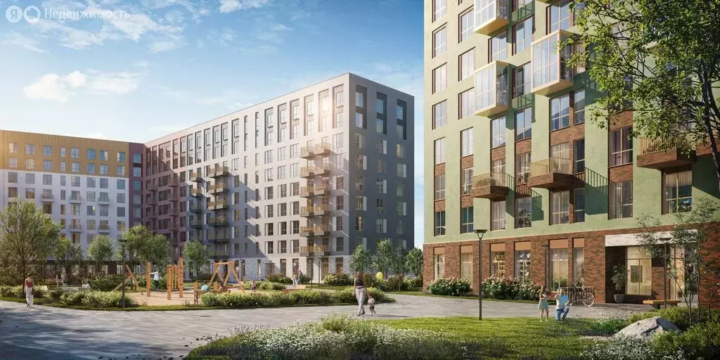 Квартира-студия: деревня Лаголово, жилой комплекс Квартал Лаголово, 2 ... - Фото 2