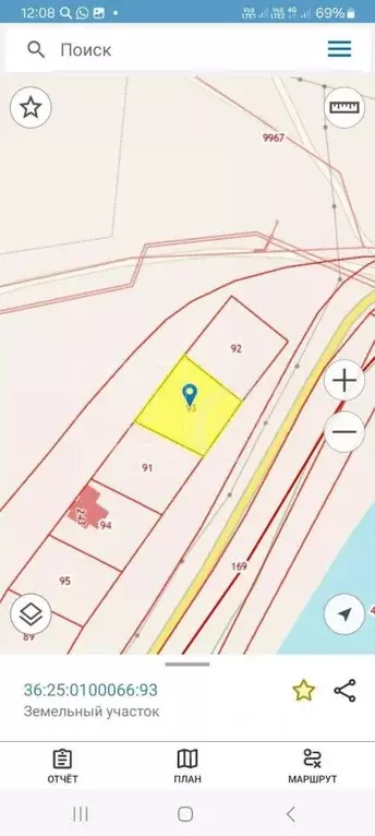 Участок в Воронежская область, Рамонь рп ул. Победы, 13Б/3 (8.0 сот.) - Фото 1