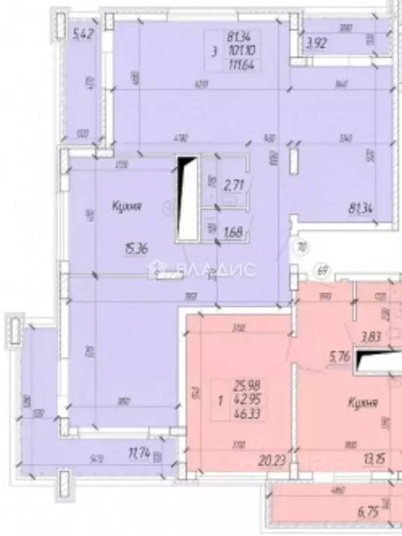 3-к кв. Ивановская область, Иваново Зеленая ул., 25 (111.6 м) - Фото 2