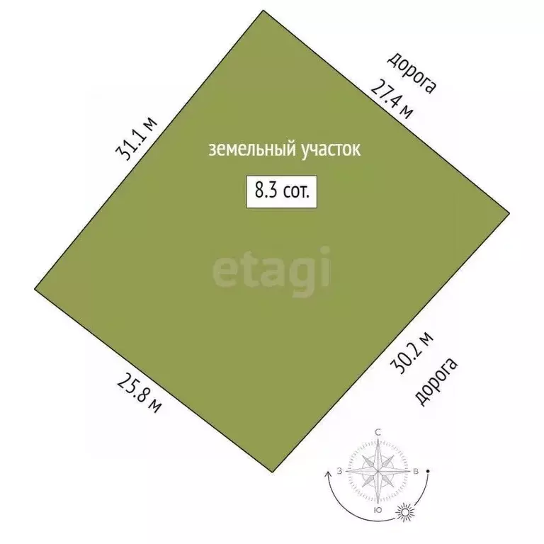 Участок в Тюменская область, Тюменский муниципальный округ, с. Кулига, ... - Фото 2