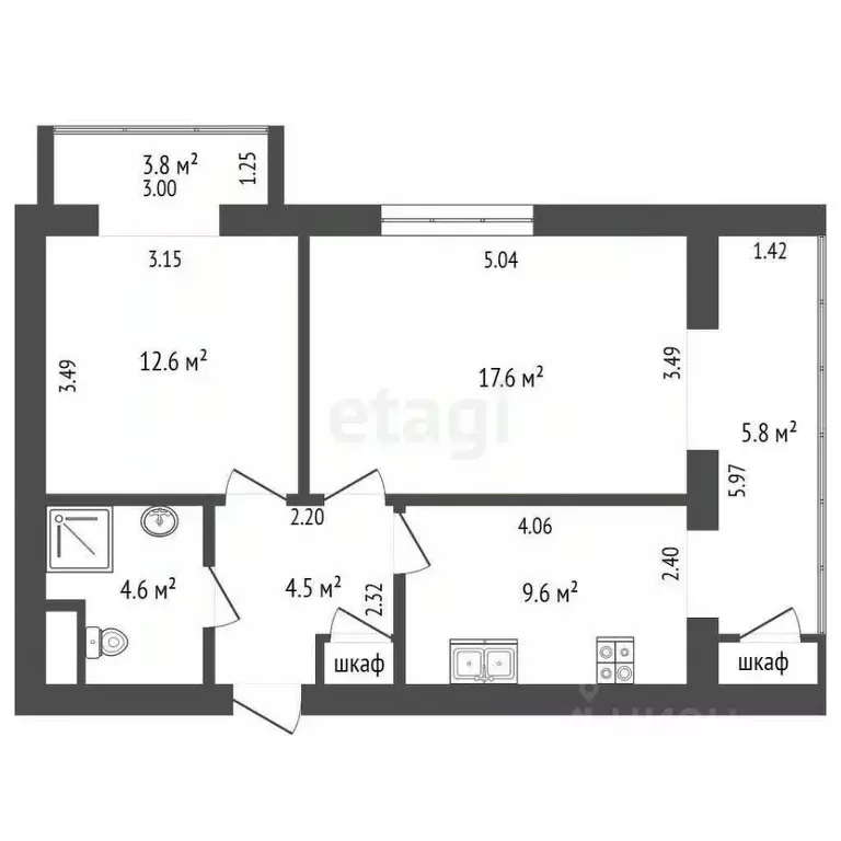 3-к кв. Крым, Ялта ул. Красноармейская, 52 (89.3 м) - Фото 1