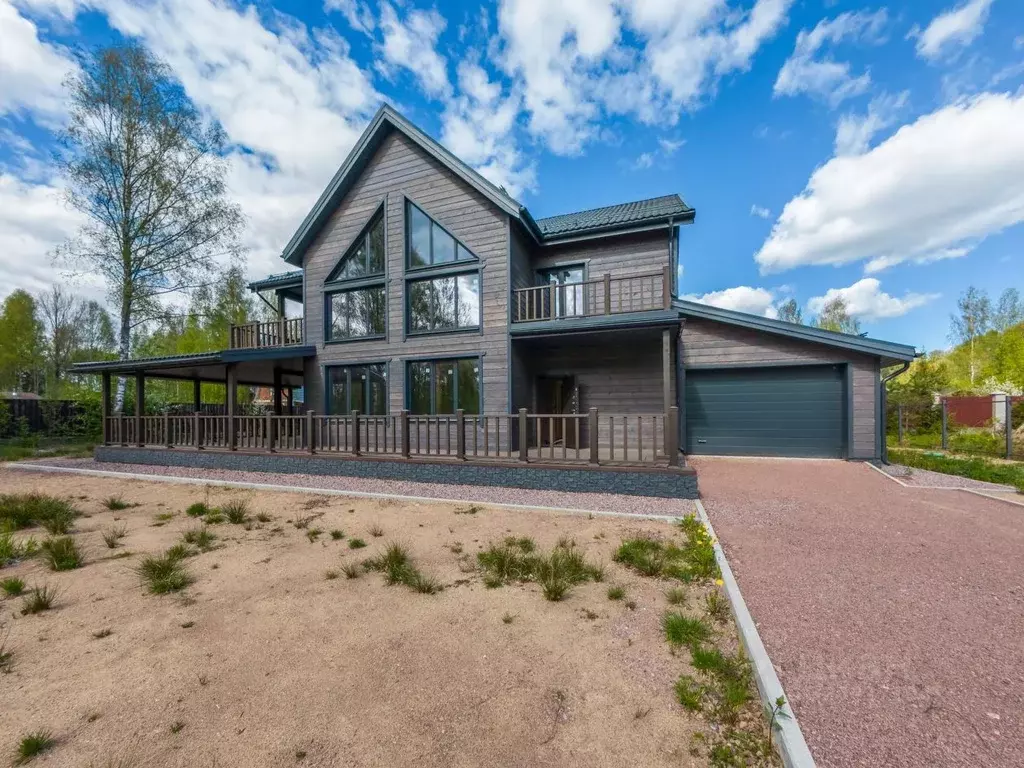 Дом в Ленинградская область, Выборгский район, Рощинское городское ... - Фото 1