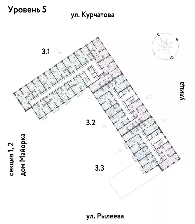 2-к кв. Тюменская область, Тюмень ул. Краснооктябрьская, 10к3 (39.39 ... - Фото 1
