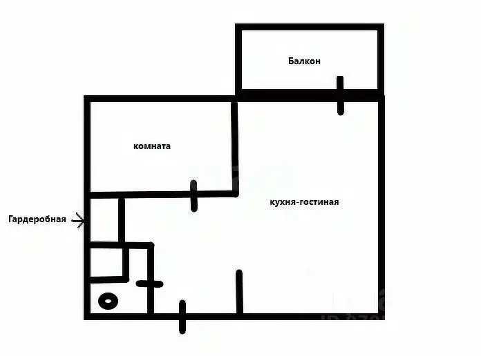 1-к кв. Татарстан, Казань ул. Туганлык, 5А (35.4 м) - Фото 2