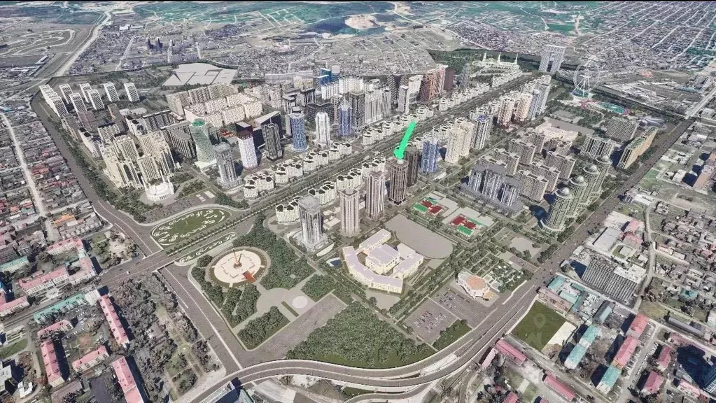 Помещение свободного назначения в Чеченская республика, Грозный просп. ... - Фото 2