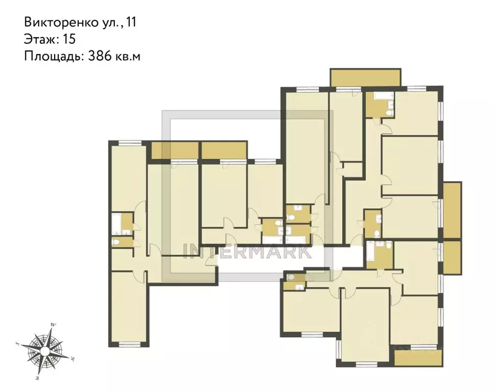 6-к кв. Москва ул. Викторенко, 11 (386.0 м) - Фото 2