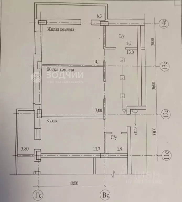 2-к кв. Чувашия, Новочебоксарск ул. Строителей, 23к1 (61.5 м) - Фото 1