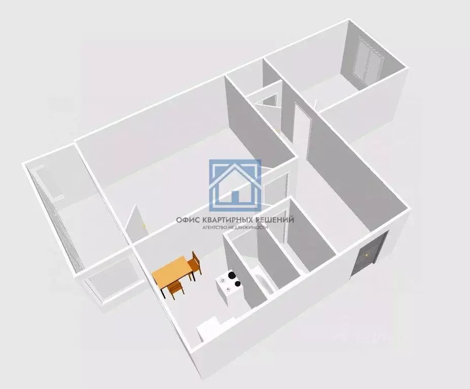 2-к кв. Пензенская область, Пенза Окружная ул., 117А (44.4 м) - Фото 2