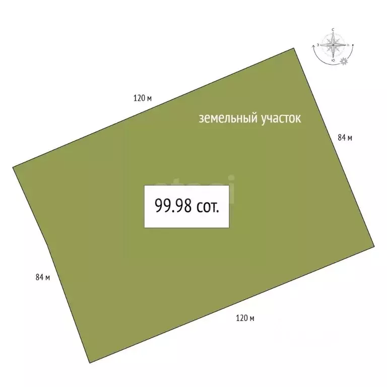 Участок в Новосибирская область, Мошковский район, с. Томилово  (99.98 ... - Фото 2