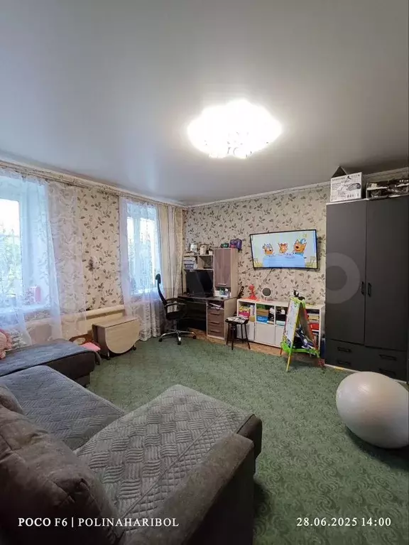 1-к. квартира, 34 м, 1/2 эт. - Фото 1